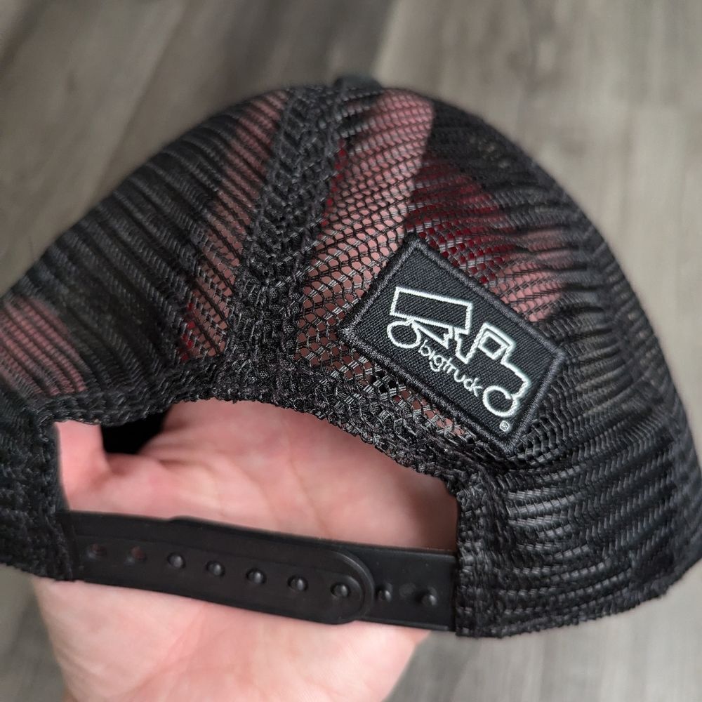 Big Truck Black sushi roll mens unisex cap baseball trucker hat snapback rare - Picture 2 of 4